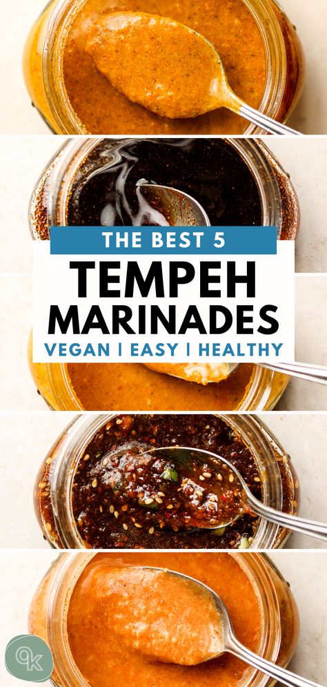 Tempeh Recipes Vegan, Tempeh Marinade, How To Make Tempeh, Meal Prep Freezer, Easy Marinades, Tempeh Recipes, Pot Recipes Healthy, Pot Recipes Easy, Air Frying