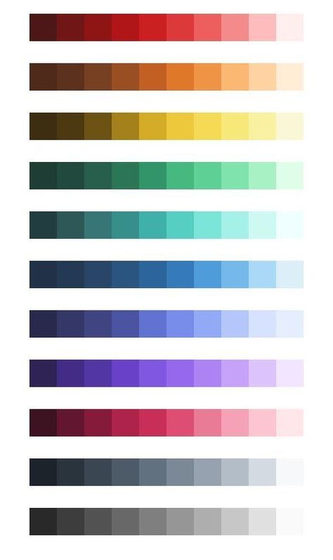 Color Tones Chart, Color Chart Design, Color Study Art, Color Proportion, Pantone Shades, Types Of Colors, Colour Scale, Beautiful Color Palettes, Value Painting