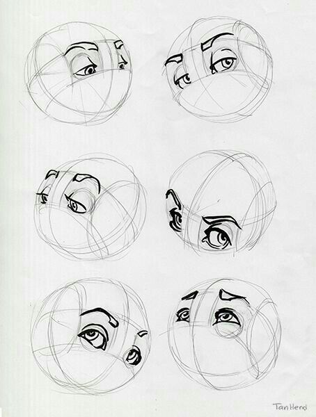 Head Construction, رسم كاريكاتير, Different Faces, Drawing Face Expressions, 얼굴 드로잉, Drawing Heads, Human Anatomy Art, Anatomy Sketches, Drawing Expressions