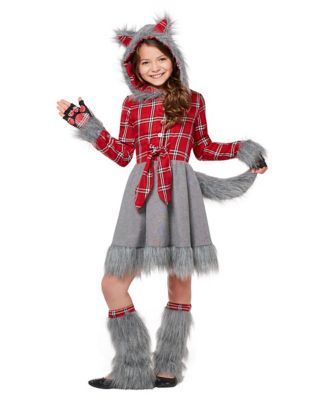 Wolf Halloween Costume, Wolf Kids, Werewolf Costume, Wolf Costume, Hooded Dress, Costumes Halloween, Diy Halloween, Spirit Halloween, Kids Costumes