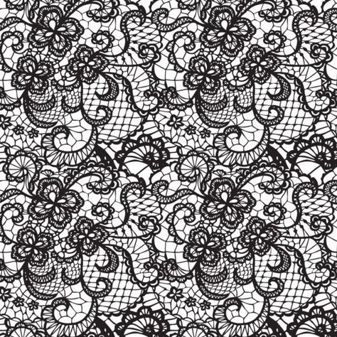 Beautiful lace black pattern vector 10 Madoka Witch, Marquesan Tattoos, Lace Background, Lace Diy, Black Gold Jewelry, Black Seamless, Simon Says Stamp, Lace Patterns, Black Laces