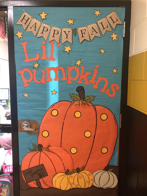 Fall Classroom Ideas Infants, Decorate Classroom Door For Fall, Fall Door Decorations Classroom Contest, Harvest Classroom Door, Preschool Fall Door Ideas, October Door Ideas Preschool, Fall Themed Classroom Door, Fall Theme Bulletin Board, Door Decorations For Fall