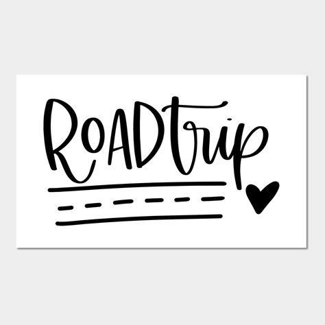 Travel Sayings Short, Road Trip Doodles, Road Trip Drawing, Bullet Journal Vacation, Roadtrip Tattoo, Van Fridge, Roadtrip Quotes, Farming Quotes, Road Trip Theme