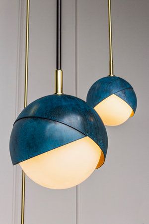 Benedict Pendant — trella studio Milk Glass Pendant Light, Blue Pendant Light, Mini Globe, Hanging Ceiling Light, Hanging Ceiling Lamps, Light Hanging, Globe Pendant Light, Hanging Ceiling, Lighting Trends