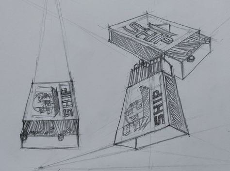 Same Object Different Views Drawing, Object In Perspective, Object Drawing Practice, Product Perspective Drawing, 1 Point Perspective Object Drawing, Structural Drawing Objects, Nift Drawing Practice, Three Point Perspective Drawing Object, Objects In One Point Perspective