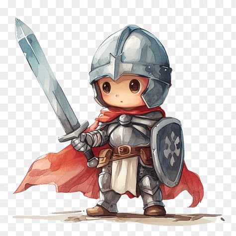 Cute Knight Cartoon Clipart Tattoo Sheep, Knight Clipart, Knight Cartoon, Cartoon Knight, Knight On Horse, Monster Clipart, Japan Character, Cartoon Mushroom, Copper Statue