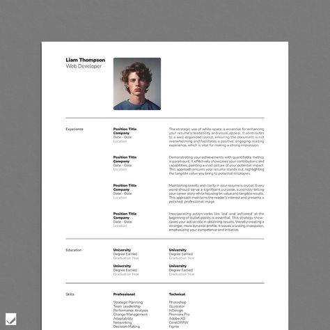 PRO VERSION - HireGradeResumes Elevate your professional image with our Swiss-inspired, elegant templates. Designed with influences from the Swiss Design Movement and International Typographic Style, they offer a perfect blend of modern minimalism and professional sophistication, ideal for creating outstanding resumes. Our templates cater to all career levels, from budding professionals to seasoned executives, adapting seamlessly to your unique professional journey. They are user-friendly and al Indesign Resume Template, International Typographic Style, Cv Inspiration, Minimalist Resume Template, Minimalist Resume, Simple Resume Template, Simple Resume, Cv Design, Swiss Design