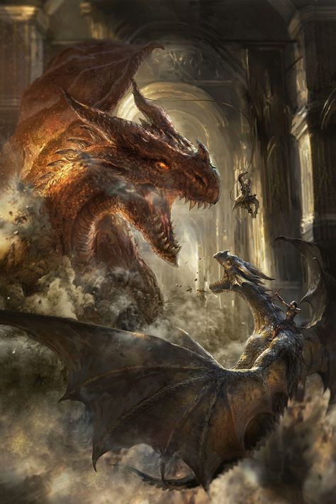 ArtStation - The iron dragons cover, Joemel Requeza Magical Landscapes, Dragon Poster, Cool Dragons, Jaime Lannister, Dragon Rider, Dragon Pictures, Arya Stark, Fantasy Monster, Dragon Artwork