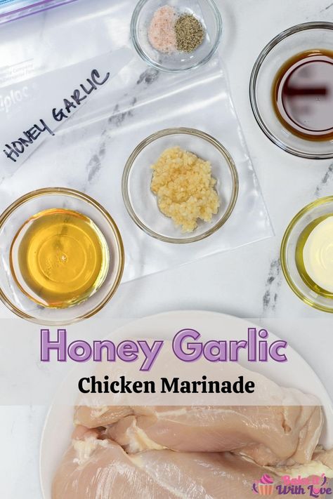 Honey Soy Sauce Chicken Marinade, Diy Chicken Marinade Homemade, Honey Chicken Marinade For The Grill, Honey Lemon Marinade For Chicken, Honey Garlic Chicken Freezer Meal, Fast Marinade For Chicken, Quick Easy Chicken Marinade, Chicken Honey Marinade, Chicken Marinade Honey Garlic