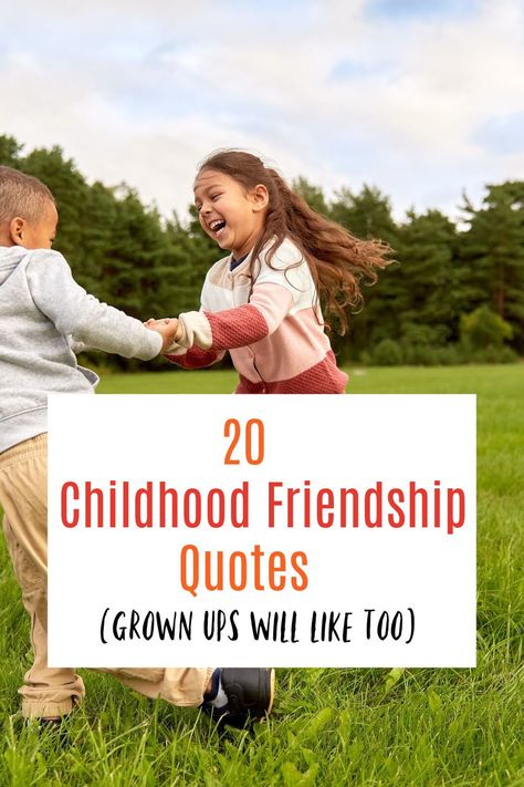 Childhood friendships quotes - the place to find the perfect quote to share with your bestie Kindergarten Friendship Quotes, Childhood Friendship Captions, Quotes About Childhood Friends, Childhood Bestie Birthday Quotes, Cute Bestie Quotes, Childhood Friendship Quotes Growing Up, Childhood Sweetheart Quotes, Childhood Best Friends Quotes, Friendship Quotes For Kids