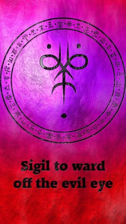 Wolf Of Antimony, Protection Sigils, Magick Symbols, Sigil Tattoo, Magia Das Ervas, Rune Symbols, Wiccan Symbols, The Evil Eye, Eclectic Witch