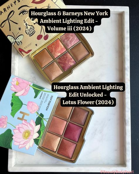 Let’s compare my entire Hourglass palette collection against the new 2024 palettes - Part Two (remember to save this post!) Hourglass & Barneys New York Ambient Lighting Edit - Volume 3 (2024) Finishing Powder Eternal Light Blush Lucid Glow Blush Mood Exposure Highlighter Infinite Strobe Light Blush At Night Bronzer Lunar Bronze Hourglass Ambient Lighting Edit Unlocked - Lotus Flower (2024) Highlighter Gilded Strobe Light Blush Desert Flush Finishing Powder Eternal Light Highlig... Hourglass Blush Diffused Heat, Hourglass Ethereal Glow, Hourglass Ambient Lighting Bronzer, Hourglass Palette, Hourglass Highlighter, Hourglass Blush, Hourglass Ambient, Eternal Light, Strobe Light