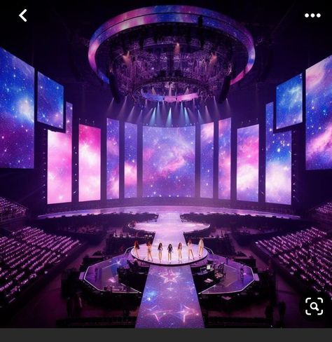 Stage Set Up Concert, Kpop Event Ideas, Stage Ideas Concert, Stage Design Concert, Stage Concept, Moon Stages, Future Concert, Corporate Conference, Arena Stage