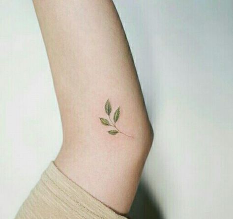 Basil Leaf Tattoo, Green Leaf Tattoo, Tattoo 2024, Leaf Tattoo, Cute Tiny Tattoos, Aesthetic Boy, Small Leaf, Get A Tattoo, Mini Tattoos