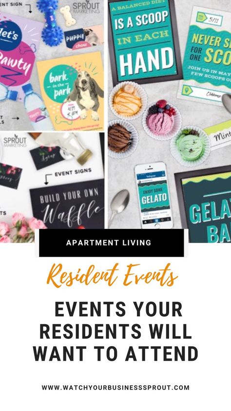 Resident Events Apartments, Cheap Resident Events, Resident Party Ideas Apartment, Resident Function Ideas Apartments, Spring Resident Events Ideas Apartments, Hoa Newsletter Ideas, July Resident Event Ideas, March Resident Events Ideas Apartments, January Events For Residents