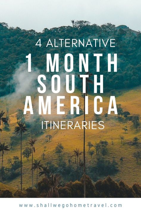 4 epic ways to spend 1-month backpacking South America, each a different route and itinerary so there's something to suit every traveller. #onemonth #south-america #backpacking #itinerary #route #1month #4weeks #backpackingitinerary #backpackingroute #south #america #travel #travelsouthamerica #southamericaroute #bestroute #onemonthtrip #howtospendamonthinsouthamerica #visitsouthamerica #onemonthitinerary #4weekitinerary #backpack South America Itinerary 1 Month, One Month In South America, South America Backpacking, Backpack South America, South America Itinerary, America Itinerary, Backpacking Itinerary, South America Travel Route, South America Travel Itinerary