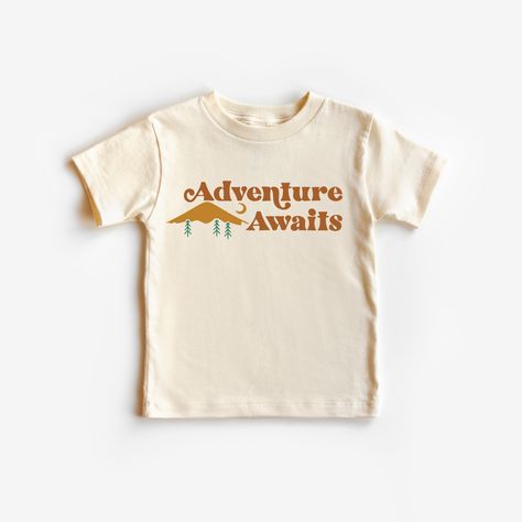 Excited to share this item from my #etsy shop: Adventure Awaits Toddler and Youth Shirt, summer shirt, Camping Shirt, Forest Child, Exploring, Hiking Shirt, Outdoorsy, Explore, Hike More 6th Birthday Girls, Sister Shirt, Big Sister Shirt, Boho Birthday, Old Shirts, Big Sis, Sister Shirts, Pizza Party, Toddler Tees