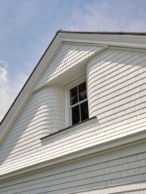 Prominent Shingle Style Home - Wadia Associates Exterior Shingles, White Brick And Shingle Exterior, Shingles Style Home, Shingle Home Exterior, Shake Shingles Accent, Shingle Style Homes Exterior, Traditional House Design, Coastal Shingle Style Home, New England Architecture