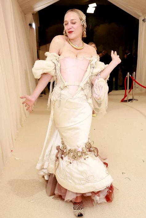 Photos from Inside the 2024 Met Gala Victorian Fabric, Chloë Sevigny, Dilara Findikoglu, Chloe Sevigny, Fashion Themes, The Met Gala, Floral Gown, Best Shoes, Pink Gowns