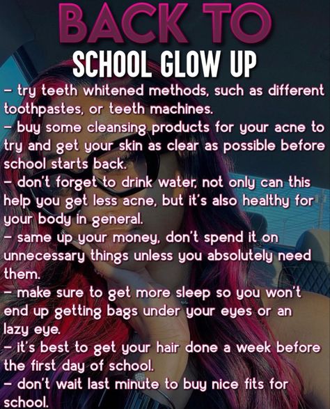 How To Not Be Weird, School Goals List Ideas, High School Glow Up, Glow Up Black Women Tips, Tips For Black Girls School, Glow Up Tips For Black Teens, Bts Pinterest, Girly Advice, 8th Grade Tips