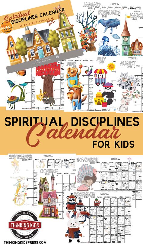 The Spiritual Disciplines Calendar for Kids will help your kids develop lifelong spiritual habits! Spiritual Habits, Homeschool Notebooking, Biblical Homeschooling, Teaching Discipline, Calendar For Kids, Homeschool Advice, Christian Homeschool, Bible Resources, Parenting Girls