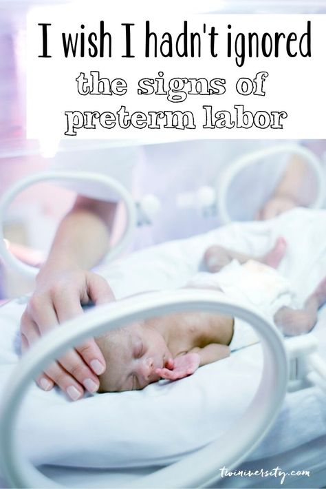 Read the reasons why a mom of twins wishes she hadn't ignored the signs of preterm labor because she thought she was overreacting. #twinpregnancy #multiplemumsupport #twinmomlife #pregnantwithtwins #newborntwins #twinsmom  #twinslife #expectingtwins #twinparents #twindad #pretermlabor #labor #laborday #NICU #preemies #micropreemies #NICUmom #NICUdad #neonatologist #signsoflabor #prematurebaby Preterm Labor Signs, Twin Pregnancy Belly, Twins Schedule, Last Week Of Pregnancy, Twins Announcement, Pregnancy Timeline, Twin Pregnancy Announcement, Mom Of Twins, Preterm Labor