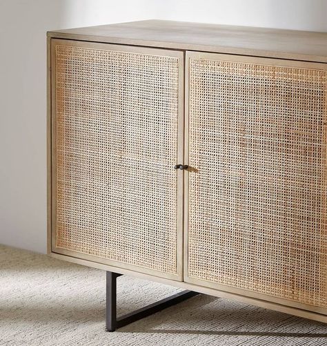 Details Furniture on Instagram: “Accord sideboard By @eltemkt @details_furniture” Details Furniture, Cane Door, Rattan Sideboard, Dining Room Inspiration, Furniture Details, Bohemian Design, Wood Work, Mid Century Style, Mango Wood