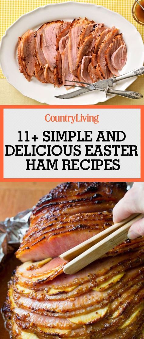 Easter Recipes Dinner, Glaze Ham, Best Ham Recipe, Easter Dinner Menus, Easter Ham, Easter Lunch, Easter Dinner Recipes, Easter Stuff, Meat Dinners