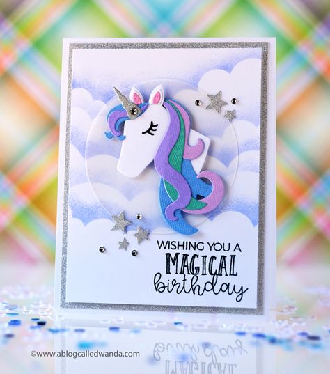 Diy Unicorn Birthday Card, Build A Unicorn, Unicorn Birthday Card, Unicorn Birthday Cards, Unicorn Card, Taylored Expressions, Kids Birthday Cards, Fun Fold Cards, Card Making Inspiration