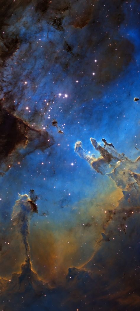 Eagle Nebula Wallpaper, Pillars Of Creation Wallpaper, Quantum Physics Wallpaper, Galactic Aesthetic, Galactic Wallpaper, Pillars Of Creation, Outer Space Wallpaper, Nasa Art, Nebula Wallpaper