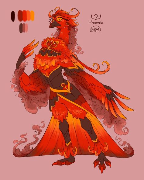 Phoenix Drawing, Design Sheet, Bird People, Humanoid Creatures, Phoenix Art, Neon Evangelion, New Laptop, Creature Drawings, Zelda Art