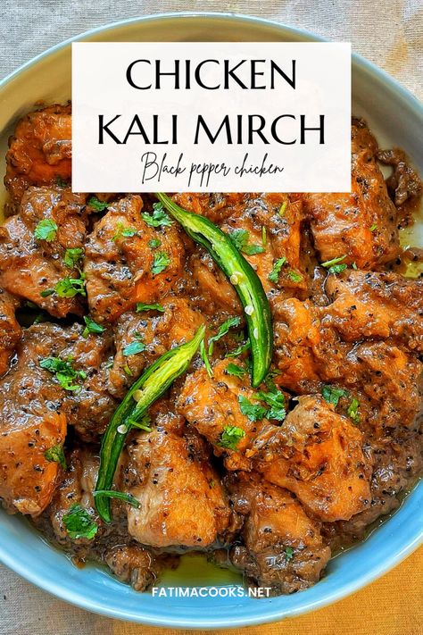 Chicken Kali Mirch Recipe Delicious Curry Recipes, Chicken Kalimirch Recipe, Maesri Curry Recipes, Chicken Kharai Recipes, Chicken Recipes Pakistani, Kali Mirch Chicken Recipe, Simple Curry Recipe, Chicken Curry Recipe Indian, Pakistani Chicken Recipes