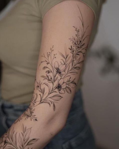 Anastasia ☾ Tattoo artist on Instagram: "Freehand flowers and mandala ✨" Azalea Flower Tattoo, Azalea Tattoo, Flowers And Mandala, Anastasia Tattoo, Azalea Flower, Elegant Tattoos, Tattoo Sleeve, Tattoo Inspo, Artist On Instagram