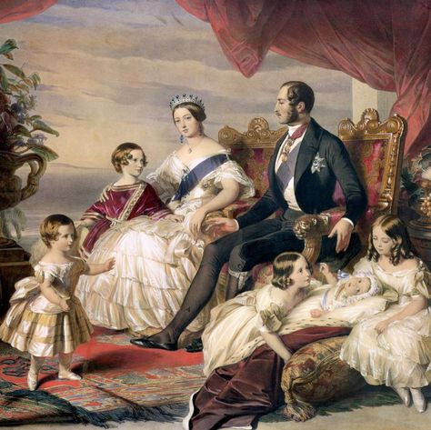 Karlsruhe, Victoria Family Tree, Queen Victoria Family Tree, Victoria's Children, Queen Victoria Children, Prins Albert, Franz Xaver Winterhalter, Queen Victoria Family, Queen Victoria Prince Albert