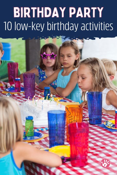 Birthday party activities don’t have to be stressful! Here are some super fun but also low-key birthday activities to make the day stress free and full of fun! Yard Activities For Kids, Fun Kids Party Ideas, Activities For Indoor Birthday Party, Games To Play At Toddler Birthday Party, Home Birthday Party Activities, Kid Birthday Activities Indoor, Activities For Kids At Birthday Party, Outdoor Birthday Party Activities, Kids Birthday Activities Indoor