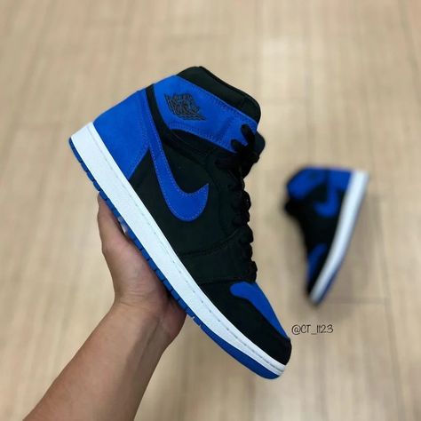 Air Jordan 1 High OG “Royal” Reimagined - 2023 Release Date - EUKICKS Jordan 1 Royal Blue, Jordan 1 Royal, Shiny Shoes, Jordan Sneaker, Street Sneakers, Jordan 1 High Og, Sneaker Release, Air Jordan 3, Air Jordan 1 High