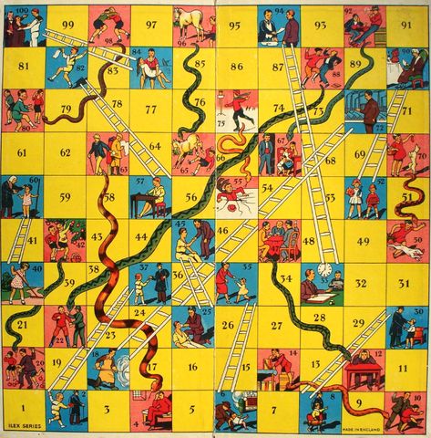 Snakes & Ladders 1: Origins and Versions | DAILY DOSE OF ART Snakes And Ladders Aesthetic, Snake And Ladder, Chutes And Ladders, Ladders Game, Old Board Games, Weird Vintage, Snakes And Ladders, Motion Poster, Vintage Board Games