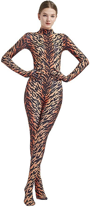 Amazon.com: Full Bodysuit Womens Costume Without Hood Spandex Zentai Unitard Body Suit: Clothing Full Bodysuit, Tiger Costume, Womens Costume, Full Body Stretch, Suit Clothing, Bodysuit Costume, Fashion Model Poses, Full Body Suit, Stage Costume