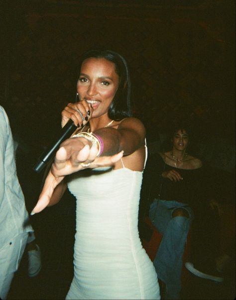 Karaoke Photography, Party Film Aesthetic, Jasmine Tookes Wedding, Jasmine Tookes Aesthetic, Wedding Karaoke, Birthday Karaoke, Karaoke Wedding, Karaoke Birthday Party, Karaoke Aesthetic