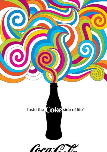 Coke Side of Life Poster Corn Cup, Bob Dylan Poster, Stefan Sagmeister, Milton Glaser, Art Appliqué, Life Poster, Communication Design, Art Space, Kids Art