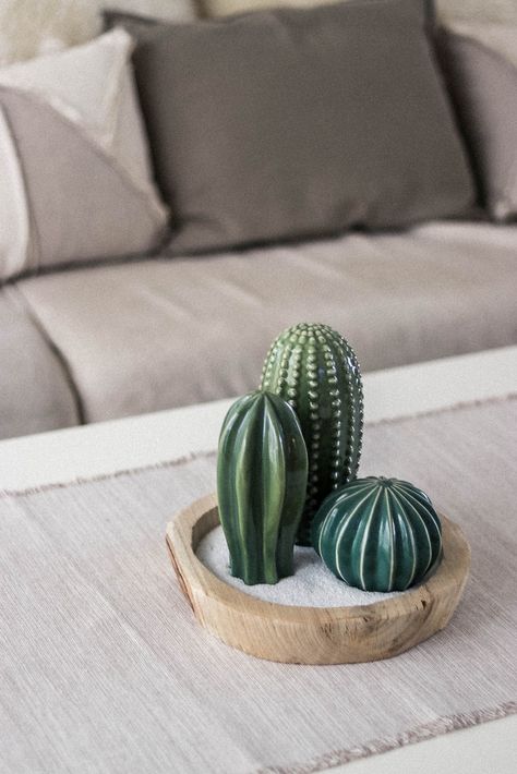 Ikea Cactus Ceramic, Ikea Cactus Decor, Ceramic Cactus Pottery, Ikea Cacti, Cactus Clay, Ceramic Cactus, Cactus Ceramic, Succulent Planter Diy, Clay Owl