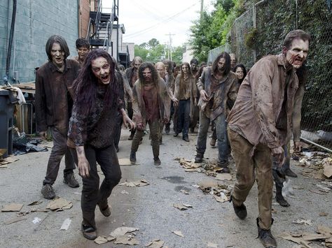 Since the premiere of AMC's The Walking Dead, hordes of fans have helped make Atlanta the zombie capital of the world. Glenn Walking Dead, Zombies The Walking Dead, Glenn The Walking Dead, Dead Alive, Walking Dead Zombies, Best Zombie, Talking To The Dead, Reservoir Dogs, Dead Zombie