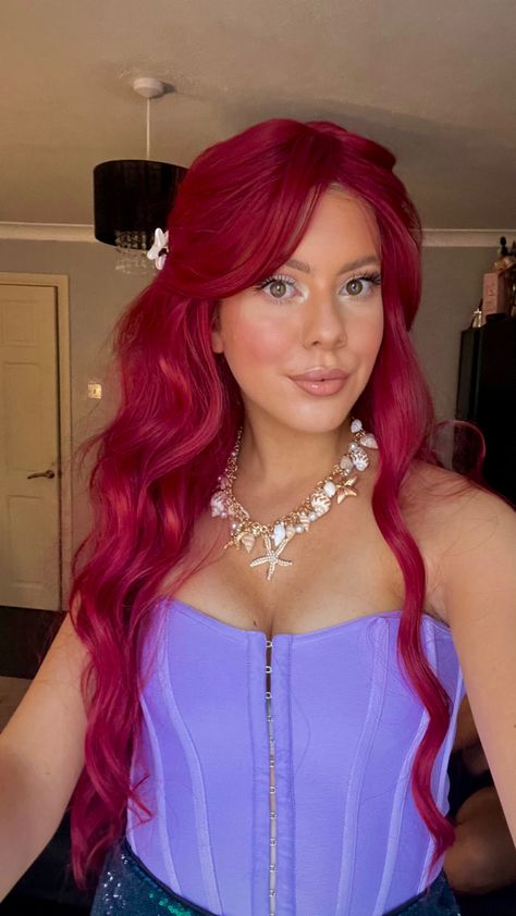 Ariel fancy dress ideas Ariel Womens Costume, Ariel Costume Aesthetic, Ariel Halloween Costume Women, Ariel Costume Women, Ariel Fancy Dress, Little Mermaid Halloween Costume, Ariel Halloween Costume, Modern Rockabilly, Fancy Dress Ideas