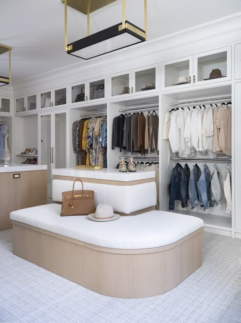 Weston Primary Suite — Nicole Hirsch Interiors Closet Island, White Closet, Dream Closet Design, Beautiful Closets, California Closets, Closet Organization Diy, Interior Design Advice, Large Closet, Diy Closet