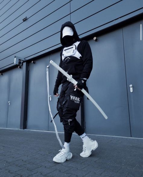 Techwear Mens, Women Techwear, Techwear Shoes, Anime Phone Cases, Cyberpunk Streetwear, Futuristic Clothing, Techwear Jacket, Accessories Anime, Punk Style Outfits