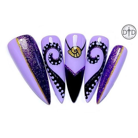 Nail Art Dessin, Princess Nail Art, Nails October, Disneyland Nails, Disney Inspired Nails, Crazy Nail Designs, Art Deco Nails, Fall October, October Nails