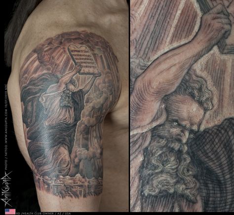 Moses Tattoo, Religious Tattoos, Tattoo Artist, Tattoo Artists, Spirituality, Tattoos