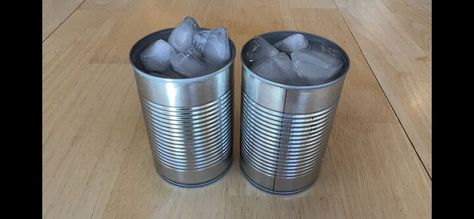 Easy Can Lanterns | Hometalk Tin Can Lights, Pill Bottle Crafts, Lighting Hacks, Can Lanterns, Tin Can Lanterns, Recycled Tin Cans, Tin Can Art, Aluminum Can Crafts, Pill Bottle