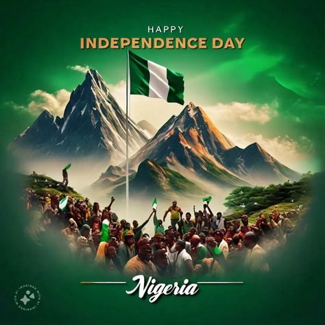 Happy Independence Day to Nigeria 🎉🇳🇬🇳🇬 Big 64...no be small journey Made with Ai prompts...laptop no gree today😂❤️ #nigeria #nigeriaindependence #nigeriaat64 Happy Independence Day Nigeria, Nigeria Independence, Happy Independence, Happy Independence Day, Independence Day