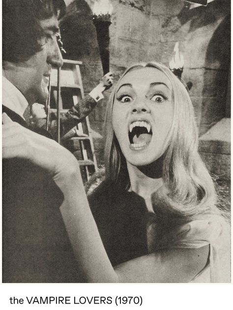 For all of you vampire lovers a still from The Vampire Lovers 1970 Hammer Black, The Vampire Lovers, Vampire Lovers, The Vampire, Google Search